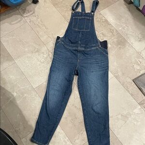 Old Navy Maternity Blue Denim Overalls